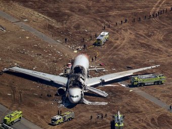 Пилот разбившегося в Сан-Франциско Boeing 777 мог быть ослеплен лазером