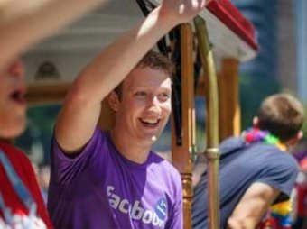 Марк Цукерберг с 700 сотрудниками Facebook возглавили гей-парад в Сан-Франциско
