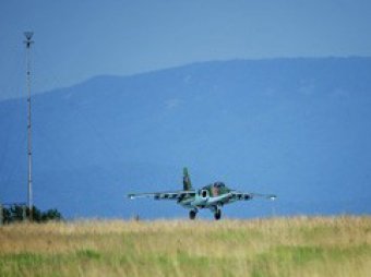 На Кубани разбился самолёт Су-25