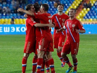 С крупным счетом Россия разгромила Люксембург в отборочном матче ЧМ-2014