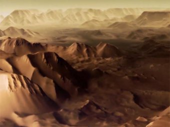 Учёные смоделировали "полёт" над поверхностью Марса