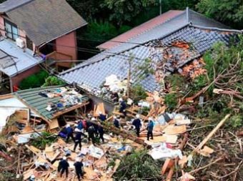 В Японии тайфун "Випха" идет к "Фукусиме", 14 человек погибли