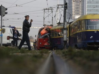 Из-за столкновение в Сараево трамваев пострадало 50 человек