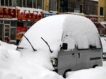 Сильнейший снегопад за полвека пошел по северо-востоку Китая