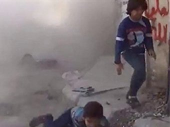 В Дамаске рядом с группой детей прогремел взрыв