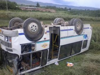 ДТП с пассажирским автобусом произошло на Алтае: 10 пострадавших