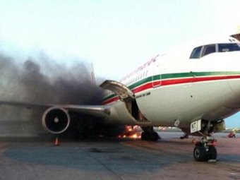 В аэропорту Монреаля загорелся авиалайнер с 250 пассажирами на борту