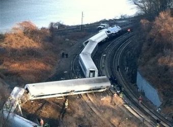 Крушение поезда в Нью-Йорке: 4 погибших, свыше 60 раненых