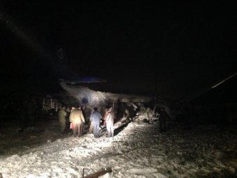 Ан-12 рухнул на военные склады под Иркутском, есть жертвы