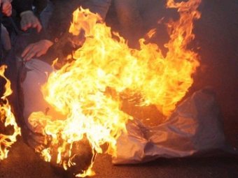 В Нижнем Новгороде мужчина сжёг себя на заправке