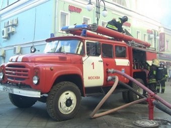 В Москве на Пятницкой улице сгорело  историческое здание с 2-мя ресторанами