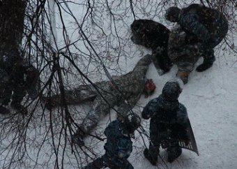 Обнародовано видео тел убитых на Майдане