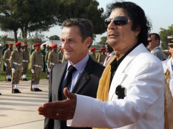 СМИ опубликовали интервью Каддафи о финансировании кампании Саркози