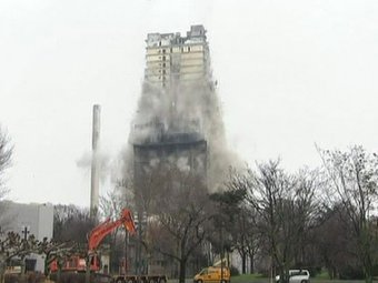 В Германии взрывом разрушен самый высокий университетский небоскреб в Европе