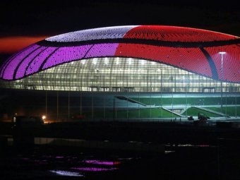 NASA опубликовало снимок ночного Олимпийского Сочи из космоса