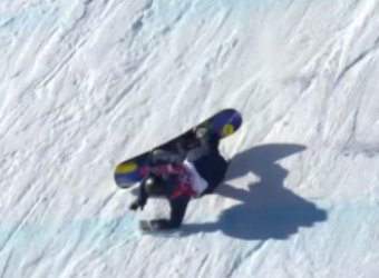 Олимпиада в Сочи стартовала страшным падением норвежской сноубордистки