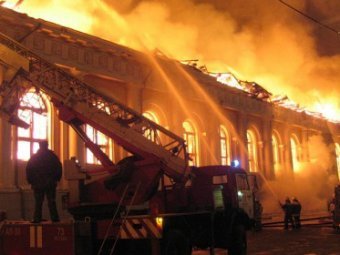 В Москве при пожаре в воинской части погиб офицер