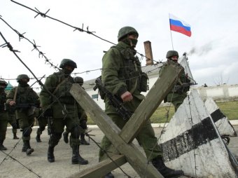 Феодосия: штурм базы морской пехоты Украины сняли на видео