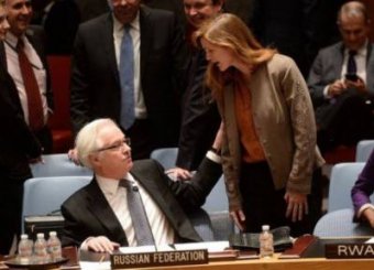 Саманта Пауэрс набросилась на Виталия Чуркина прямо на заседании СБ ООН (ВИДЕО)