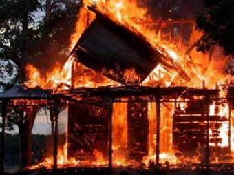 В рязанском поселке сгорели более 30 домов
