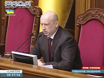 Турчинов заявил о старте антитеррористической операции на севере Донбасса