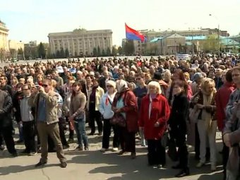 Ситуация на Украине 22.04.2014: Луганск и Харьков выбрали народных губернаторов (ВИДЕО)