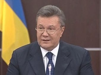 Янукович в обращении к украинскому народу: Украина одной ногой вступила в гражданскую войну (ВИДЕО)