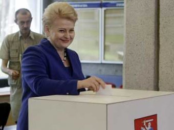«Железная леди» Грибаускайте переизбрана на второй срок на выборах президента Литвы