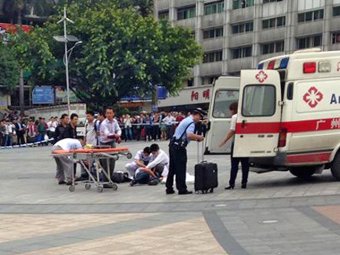 Резня на вокзале в Китае: пострадали шесть человек