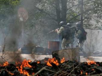 Ситуация в Славянске на 07.05.2014: силовики обстреливают ополченцев из минометов (ВИДЕО)