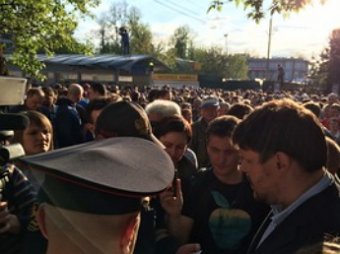 В Пушкино полиция задержала более 40 участников «народного схода», посвященного погибшему фанату "Спартака"