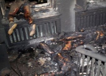 В сети появились шокирующие кадры из сожжённого Дома профсоюзов в Одессе (ВИДЕО)