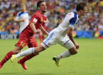 Проигрыш Бельгии осложнил выход россиян в плей-офф ЧМ-2014 по футболу