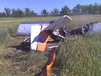 Под Саратовом разбился легкомоторный самолёт: погиб пилот