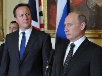 Путин и Кэмерон отказались пожать друг другу руки на камеру