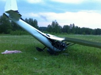 В Красноярском крае упал 2-местный легкомоторный самолет