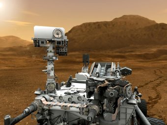 Блогеры разглядели на новых снимках марсохода Curiosity НЛО