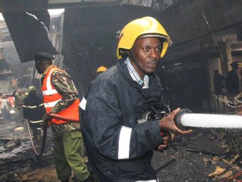 В Кении грузовой самолёт упал на здание: погибли четыре человека