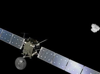Межпланетная станция Rosetta вышла на орбиту кометы Чурюмова-Герасименко