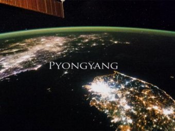 Астронавты МКС засняли странную темную зону рядом со столицей Северной Кореи