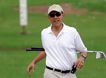 Обама выразил соболезнования близким казнённого журналиста и отправился играть в гольф