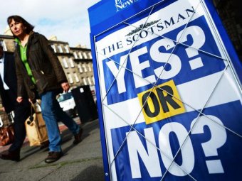 В Шотландии официально объявлены итоги референдума