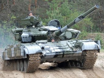 Украина, последние новости 11.09.2014: Нацгвардия Украины получила модернизированные танки Т-64