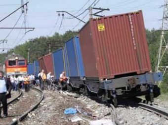 В Бурятии столкнулись два грузовых поезда