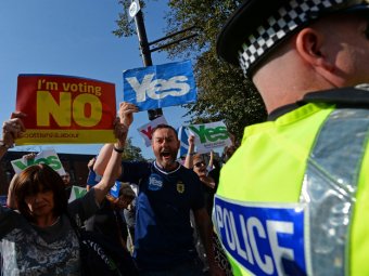 Референдум в Шотландии 2014: первые результаты - не в пользу сторонников независимости
