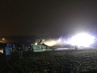 Авиакатастрофа во Внуково 21 октября: фото с места крушения Falkon-50 попали в Сеть (ФОТО)