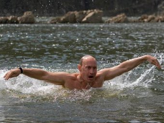 ИноСМИ "нашли" в водах Швеции купающегося Путина