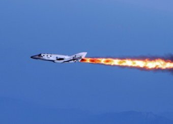 В США разбился туристический космический корабль компании Virgin Galactic