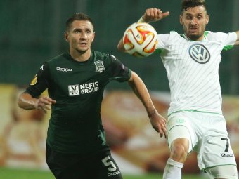 Лига Европы-2014: "Краснодар" проиграл "Вольфсбургу" со счетом 1:5 (видео)