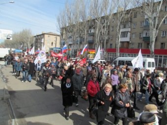 "Русский марш" 2014 проходит в Москве (видео)